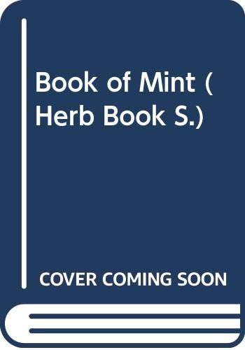 Imagen de archivo de Book of Mint a la venta por Better World Books: West