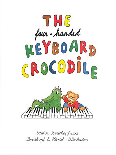 Imagen de archivo de The Four-handed Keyboard Crocodile - Easy Piano Pieces for Children - piano (4 hands) - (EB 8592) a la venta por Revaluation Books