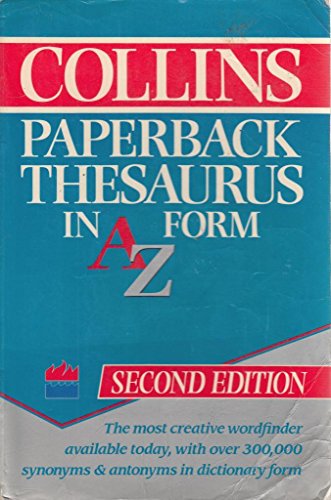 9780004332468: The Collins Paperback Thesaurus in A-Z Form