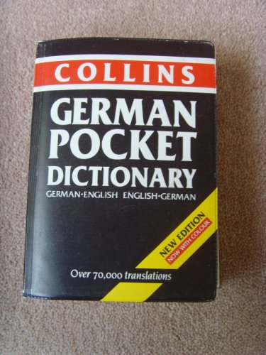 Stock image for Collins German Pocket Dictionary: German-English, English-German for sale by BookHolders