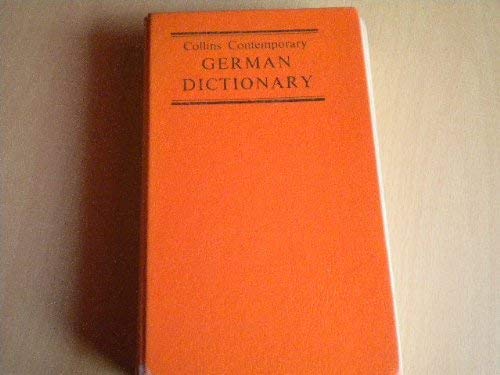 Imagen de archivo de CONTEMPORARY GERMAN DICTIONARY. a la venta por Cambridge Rare Books