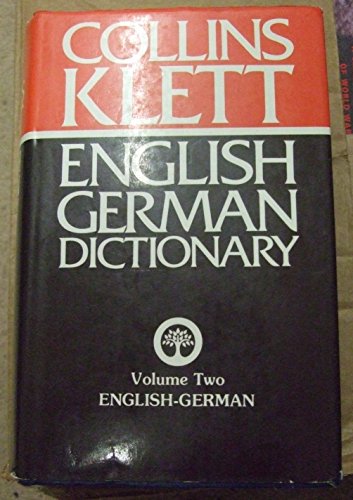 Stock image for English-German (v. 2) (The Collins-Klett German Dictionary) for sale by WorldofBooks