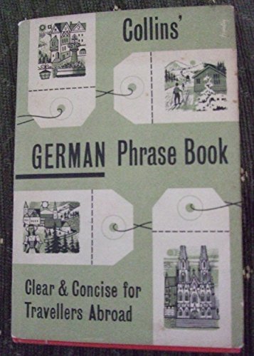 Imagen de archivo de German Phrase Book a la venta por Better World Books