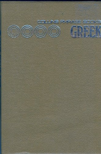 Greek Collins Phrase Book (9780004339085) by Scott, Christopher