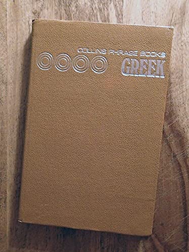 Collins Greek Phrase Book (9780004339283) by Scott, Christopher