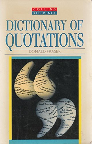 Stock image for Quotations (Reference Dictionaries) for sale by WorldofBooks