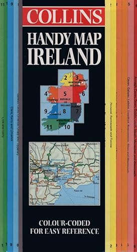 Collins handy map Ireland: Colour-coded for easy reference (9780004486604) by [???]