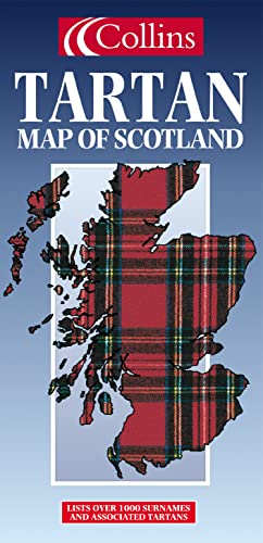 9780004486840: Tartan Map of Scotland