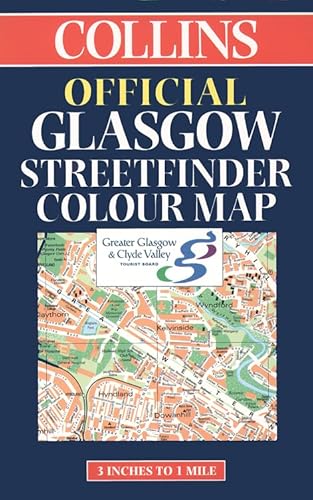 Imagen de archivo de Official Glasgow Streetfinder Colour Map a la venta por WorldofBooks