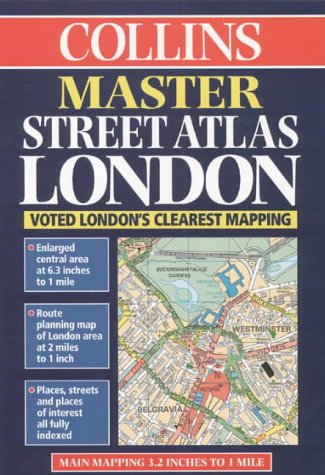 9780004487915: Master Street Atlas of London