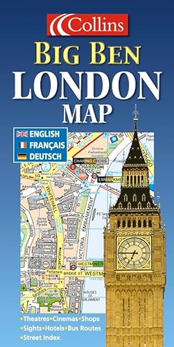 Stock image for Big Ben London Map for sale by Wonder Book