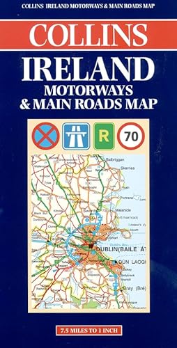 9780004488134: Motorways and Main Roads Map Ireland [Idioma Ingls]