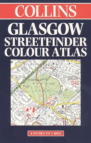Beispielbild fr Glasgow Streetfinder: Collins Official Colour Map zum Verkauf von HPB-Ruby