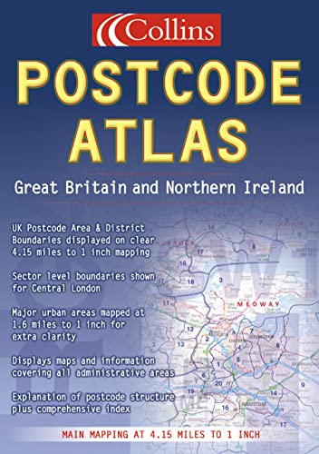 9780004488363: Postcode Atlas of Great Britain and Northern Ireland: Postcode Areas and District Boundaries Plus Central London Sector Boundaries (Atlas)