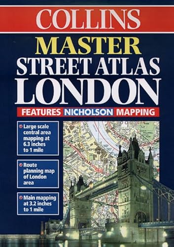 Imagen de archivo de Master Street Atlas of London a la venta por AwesomeBooks