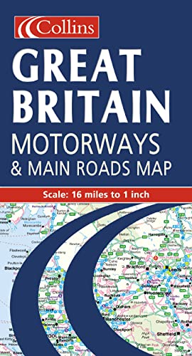 Stock image for Motorways and Main Roads Map Great Britain for sale by WorldofBooks