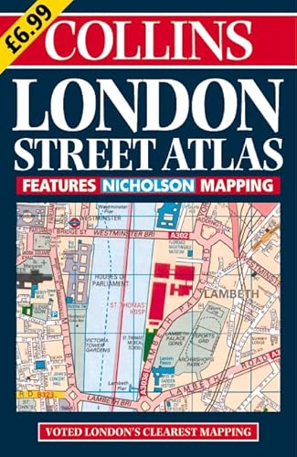 Imagen de archivo de London Street Atlas (Collins London Street Atlas) a la venta por WorldofBooks