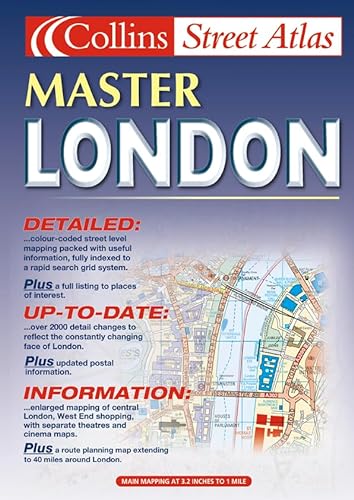 Stock image for London Master Street Atlas (Collins street atlas) for sale by WorldofBooks