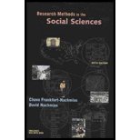 Research Methods in the Social Sciences - Textbook Only (9780004539867) by David Nachmias