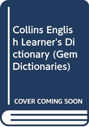 Stock image for Collins Gem English Learner's Dictionary (Collins Gems) for sale by Wonder Book