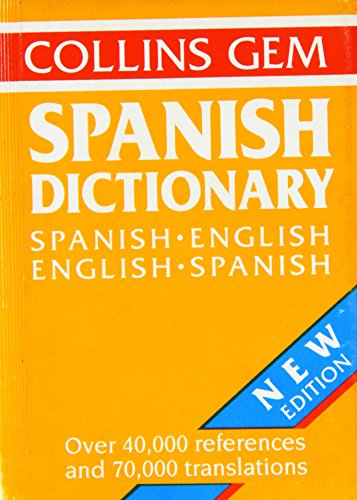 Imagen de archivo de Collins Gem Dictionary, Spanish-English a la venta por Wonder Book