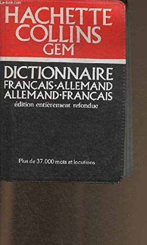 Collins Gem Francais-Allemand Deutsch-Franzosisch Dictionary (Collins Gems) (9780004585802) by Schnorr, Veronika