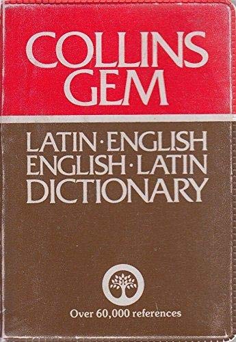 Stock image for Collins Gem Latin Dictionary: Latin English English Latin for sale by HPB-Diamond