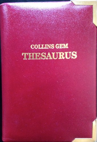 Stock image for Collins Gem Thesaurus (Gem Dictionaries) for sale by Wonder Book