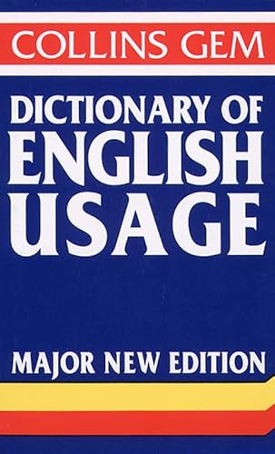 Beispielbild fr Dictionary of English Usage (Collins Gem) (Collins Gems) zum Verkauf von WorldofBooks