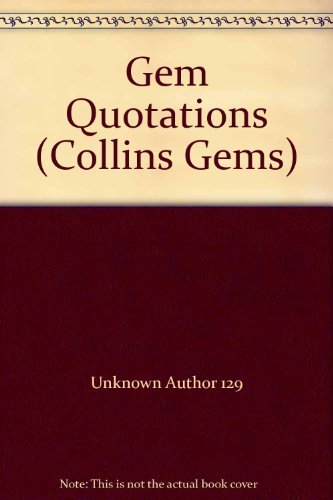 QUOTATIONS (COLLINS GEM)