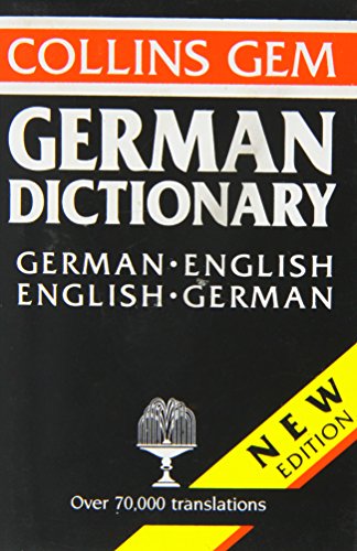 Stock image for Collins Gem Dictionary, German-English English-German for sale by BooksRun