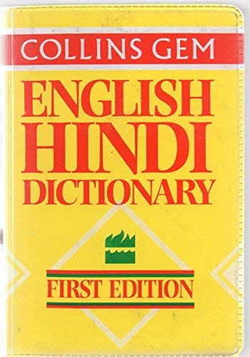 Stock image for Collins Gem: English Hindi Dictionary for sale by Ryde Bookshop Ltd