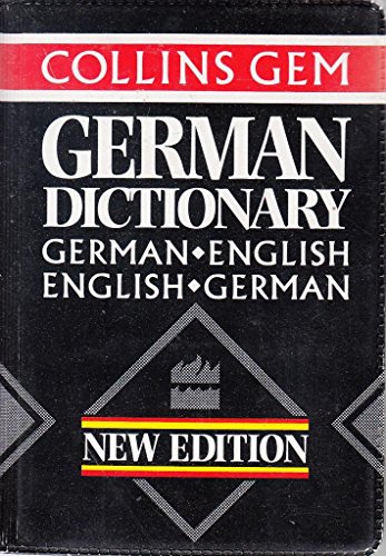 Beispielbild fr Collins Gem German Dictionary: German-English English-German (Collins Gems) (English and German Edition) zum Verkauf von Wonder Book