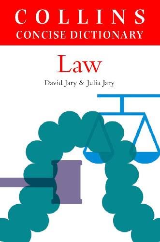 Stock image for Law (Collins Dictionary of) for sale by AwesomeBooks