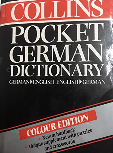 Stock image for Collins German Pocket Dictionary: German-English, English-German for sale by AwesomeBooks