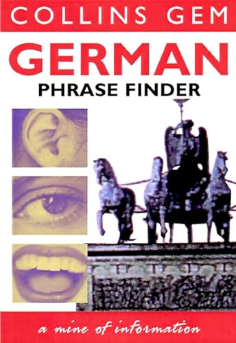 Stock image for German Phrase Finder (Collins Gem Phrase Finder) for sale by SecondSale