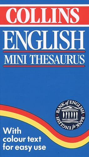 Stock image for Collins English Mini Thesaurus for sale by AwesomeBooks