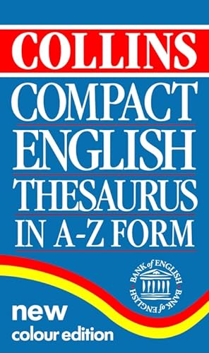 Imagen de archivo de Collins Compact English Thesaurus in A "Z Form a la venta por WorldofBooks