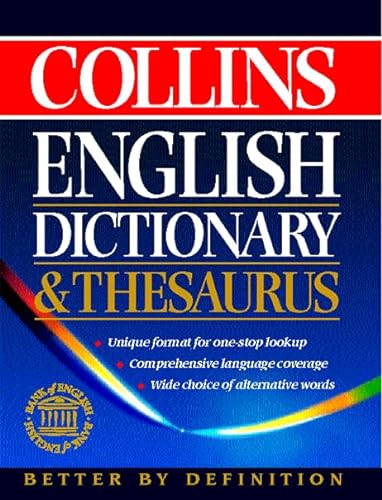 Stock image for Collins English Dictionary And Thesaurus for sale by WorldofBooks