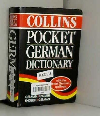 Imagen de archivo de Collins German Pocket Dictionary a la venta por Better World Books