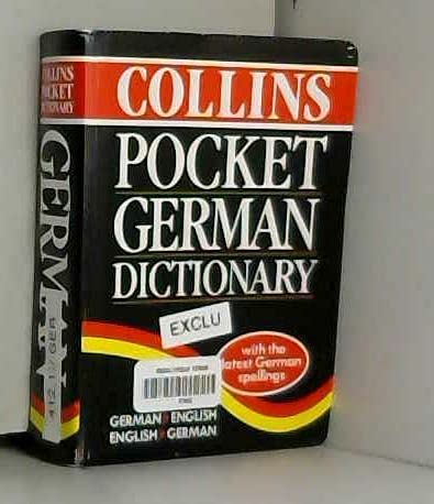 Collins pocket German dictionary : German-English, English-German. [Veronika Calderwood-Schnorr ....