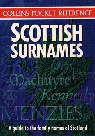 Stock image for Scottish Surnames (Collins Pocket Reference) for sale by SecondSale