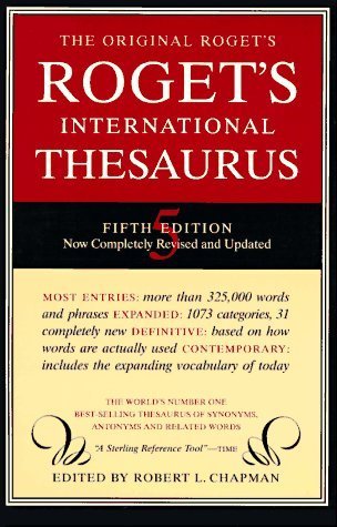 Beispielbild fr International Thesaurus zum Verkauf von AwesomeBooks