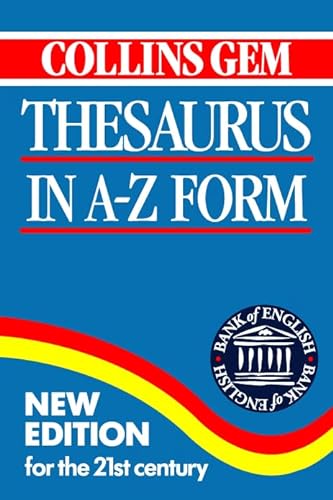 Imagen de archivo de Thesaurus in A to Z Form a la venta por Better World Books