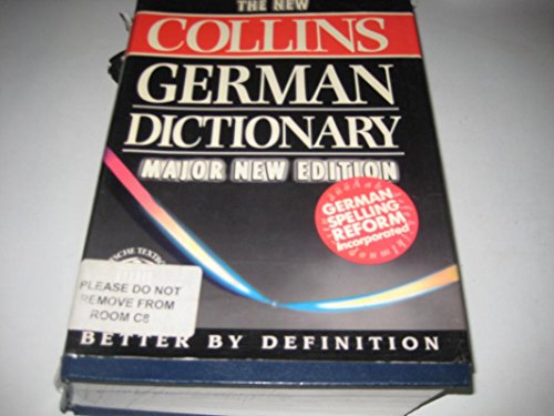 Stock image for The Collins German Dictionary: Major New Edition for sale by AwesomeBooks