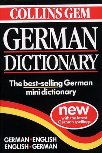 Beispielbild fr German Dictionary (Collins Gem) zum Verkauf von WorldofBooks