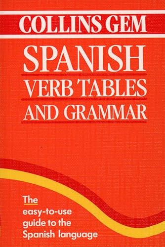 Stock image for Collins Gem Span Verb Tables for sale by SecondSale