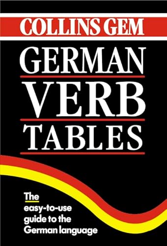 9780004710037: German Verb Tables (Collins Gem)