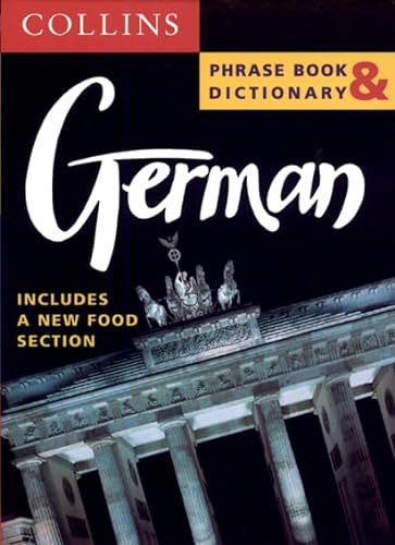 Imagen de archivo de German Phrase Book & Dictionary (Collins Phrase Book & Dictionary) a la venta por SecondSale