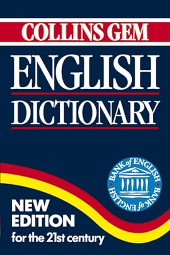 Stock image for English Dictionary (Collins Gem) (Gem Dictionaries) for sale by AwesomeBooks